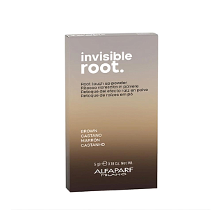 INVISIBLE ROOT Пудра для окрашивания волос root touch up powder brown 5гр